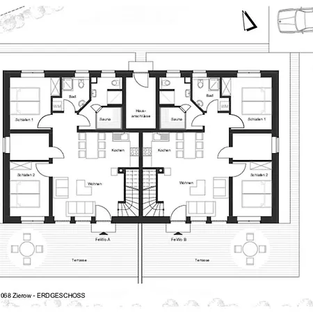 With 1 Bedroom * Zierow